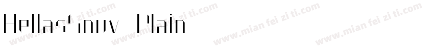 HellasSouv Plain字体转换